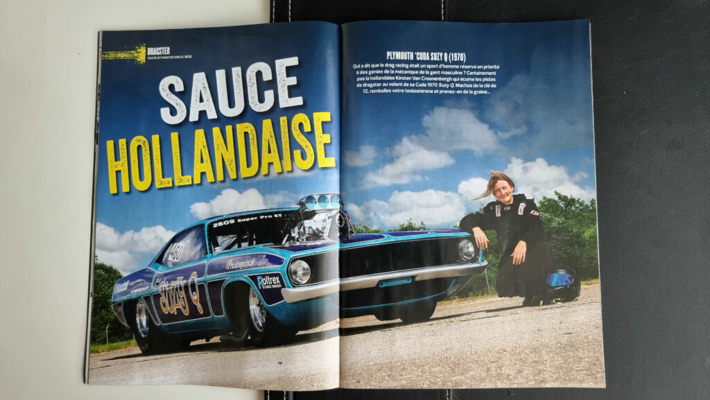 SuzyQ and Kirsten are shown in a full colour article in the French Nitro Magazine